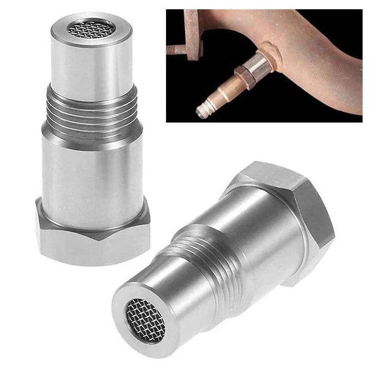M18*1.5 stainless steel car O2 sensor adapter, designed to fix check engine light (CEL) issues.