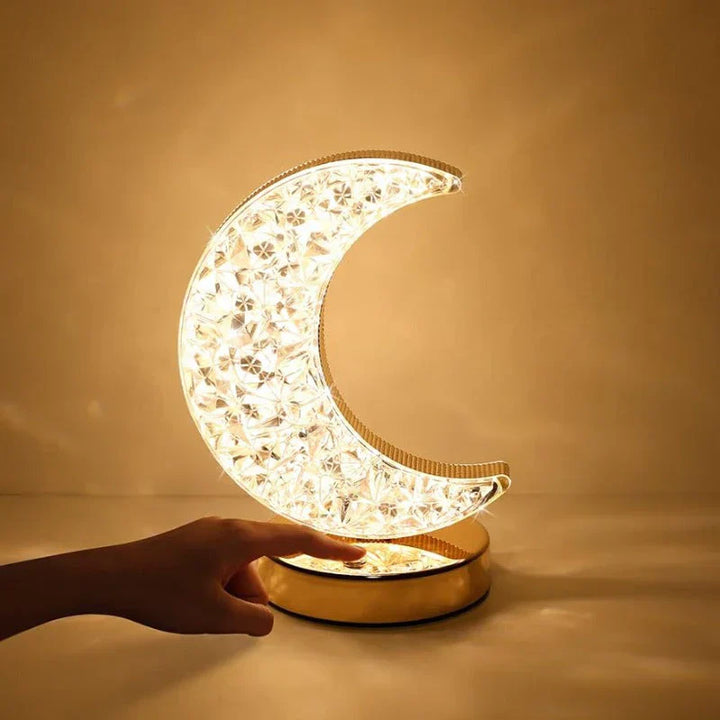 Magical Crystal Dimmable Table Lamp, sparkling bedroom decor and ambient lighting