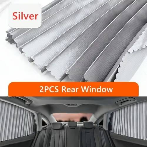 Protect your car's interior with magnetic window shades. Offers UV protection, sun block & privacy easily.