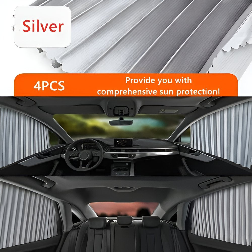 Magnetic car window shades for UV protection, sun block, & enhanced privacy. Essential car comfort accessory.