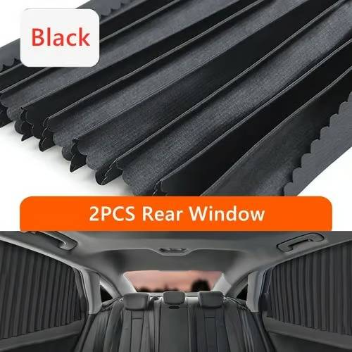 Car window shades with magnetic mount for effective UV protection & heat block. Boosts vehicle privacy.