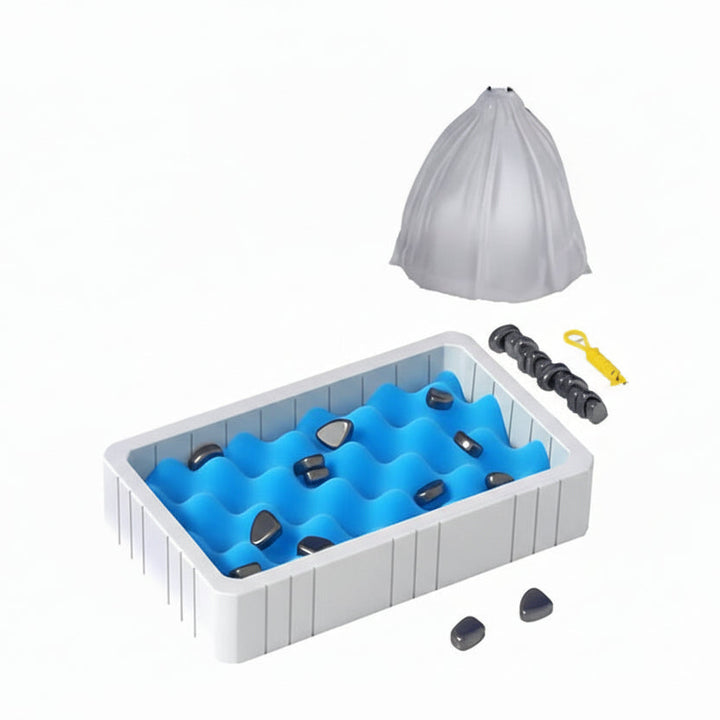 Complete magnetic chess set in box, a perfect educational gift for kids & adults.