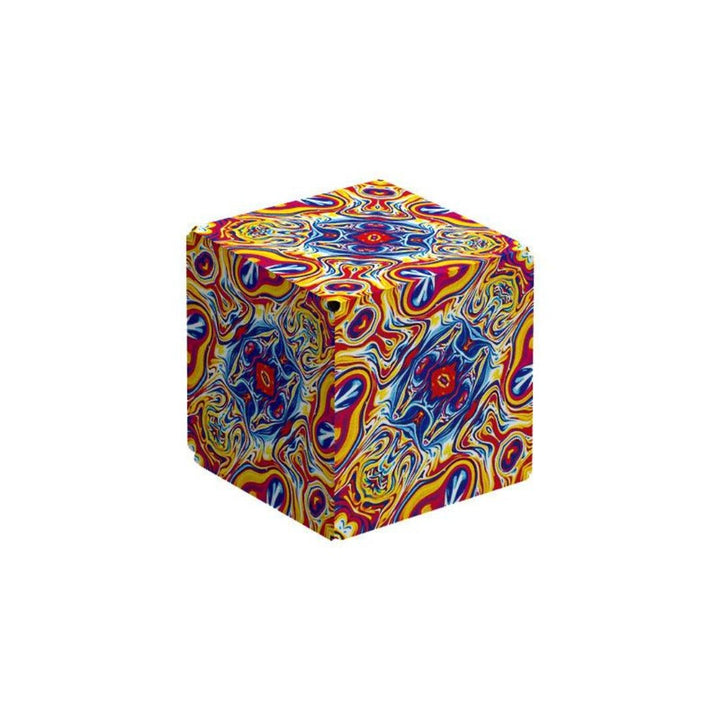 Compact magnetic fidget cube; perfect desk toy for kids to relieve stress & engage minds.
