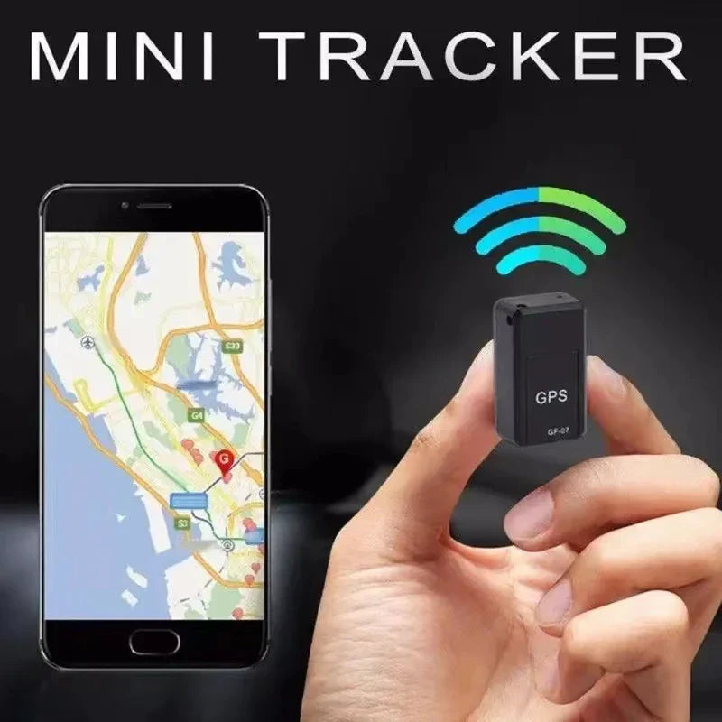 USB-charged magnetic GPS locator showing its compact size, ideal for valuable tracking and security