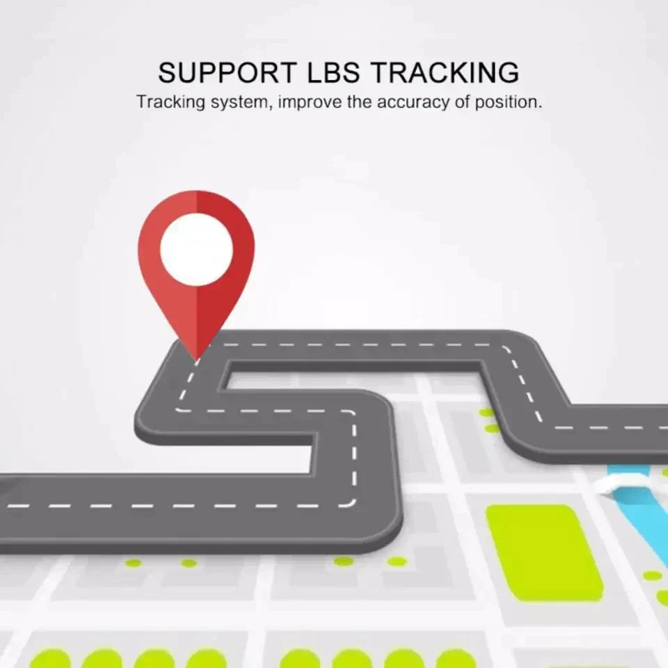 Real-time GPS tracker, small black magnetic device for cars, bikes, or personal belongings security