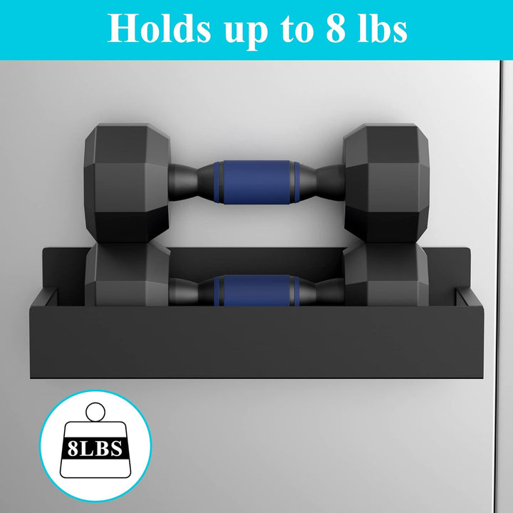 Magnetic spice rack set, providing easy access to frequently used spices, top-down view