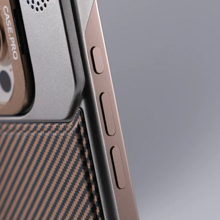 Heavy-duty MagSafe armor case for iPhone, offers shockproof defense and a useful kickstand.