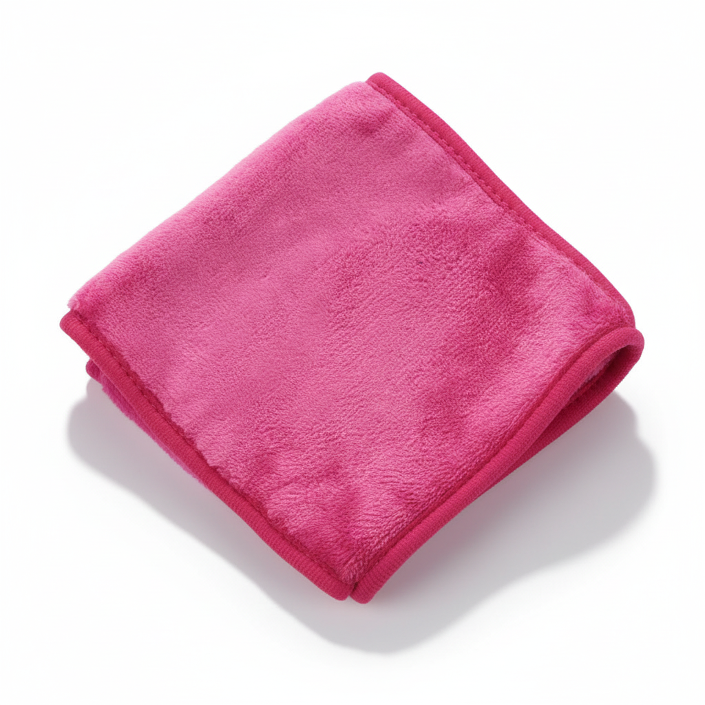 Unisex microfiber makeup remover cloth, effective and reusable face wipe