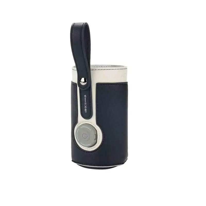 Compact MAMAGO PRO portable bottle warmer, perfect for travel & on-the-go parents needing warm milk for baby.
