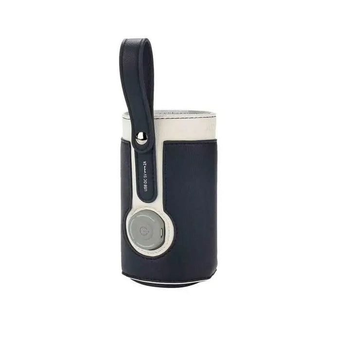 Compact MAMAGO PRO portable bottle warmer, perfect for travel & on-the-go parents needing warm milk for baby.