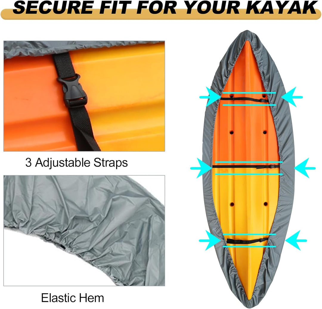 UV-resistant kayak cover, waterproof, adjustable, Marivor, for all weather