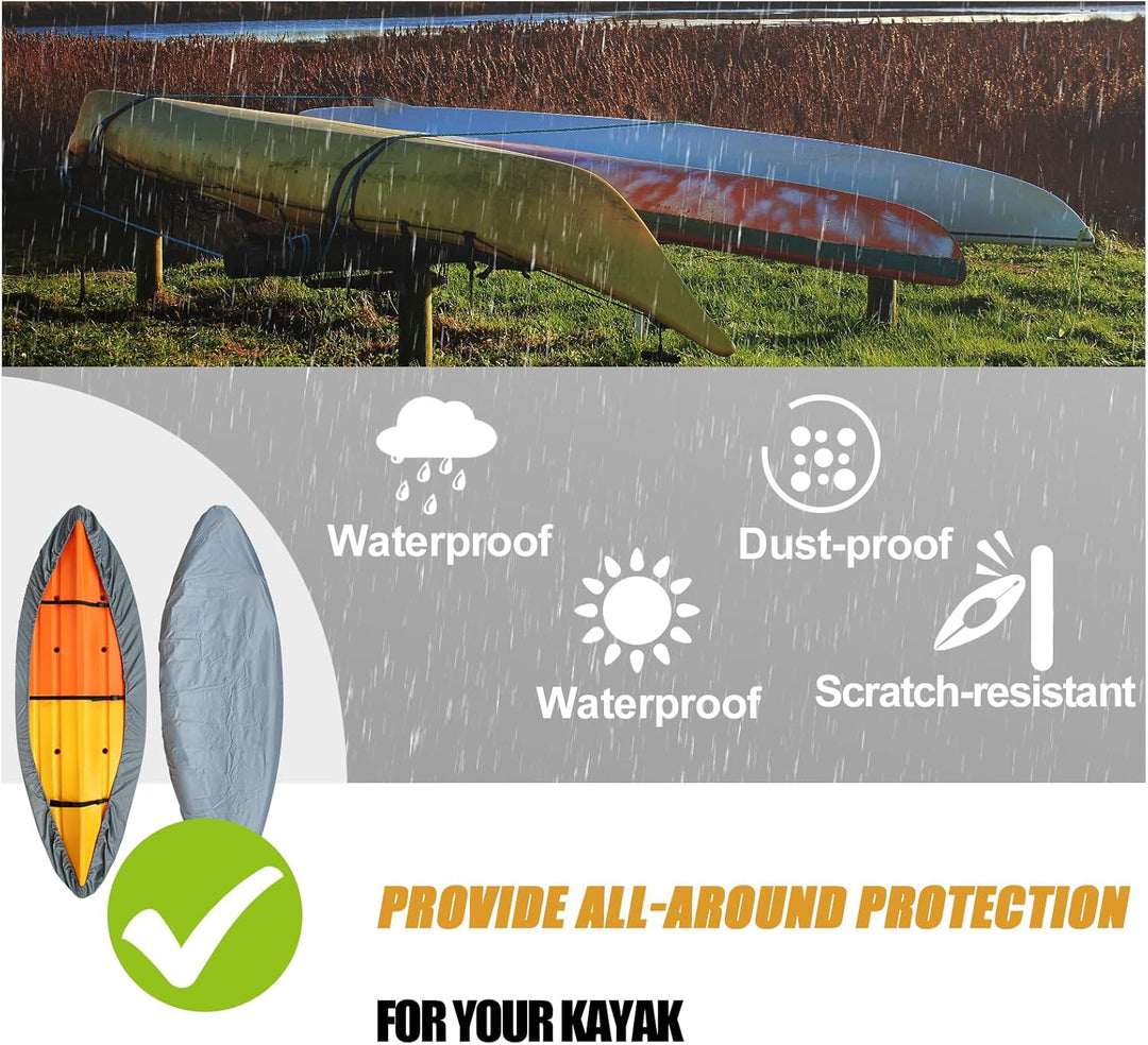 Kayak cover by Marivor, waterproof, UV protection, adjustable for a snug fit