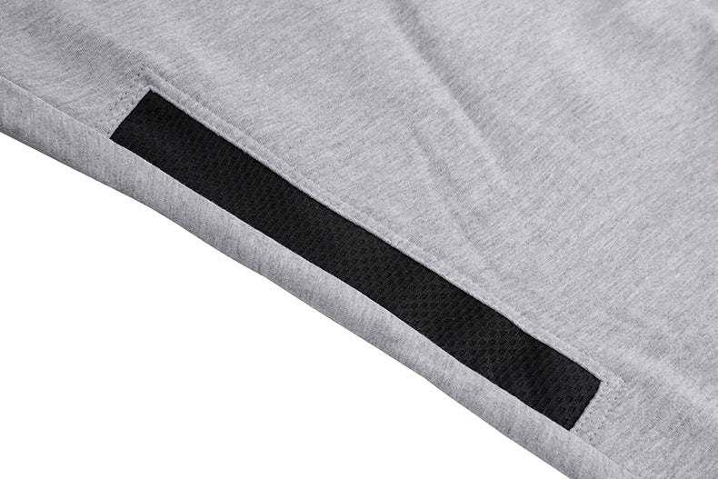 Breathable cotton blend men's tapered joggers for active comfort & all-day wear.