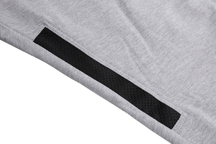 Breathable cotton blend men's tapered joggers for active comfort & all-day wear.