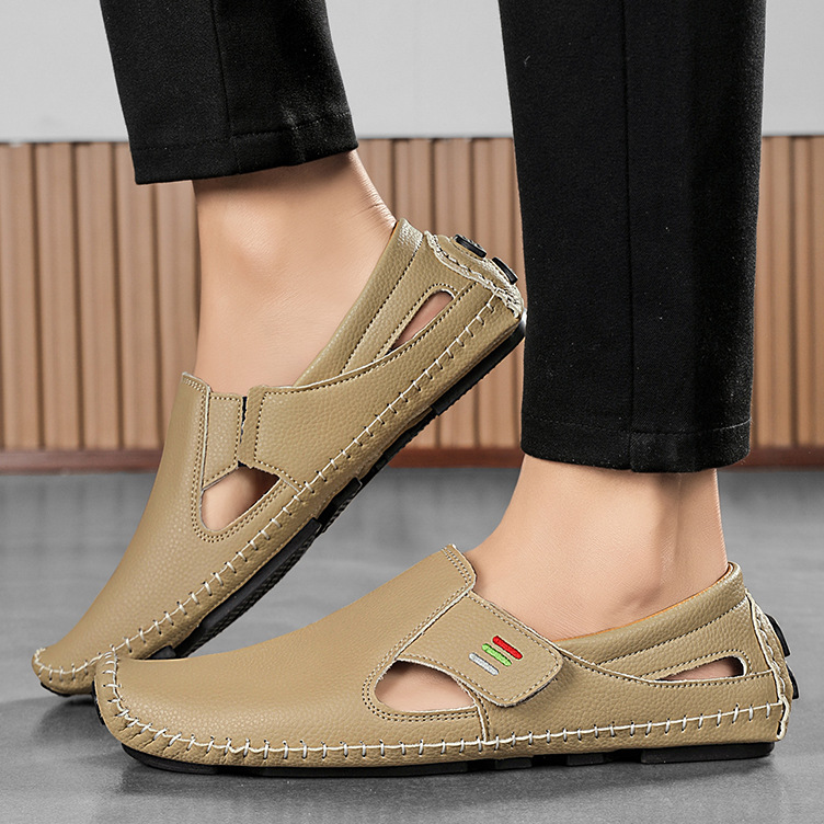 Adjustable strap men's sandals, ultimate comfort for everyday walking and casual summer wear.