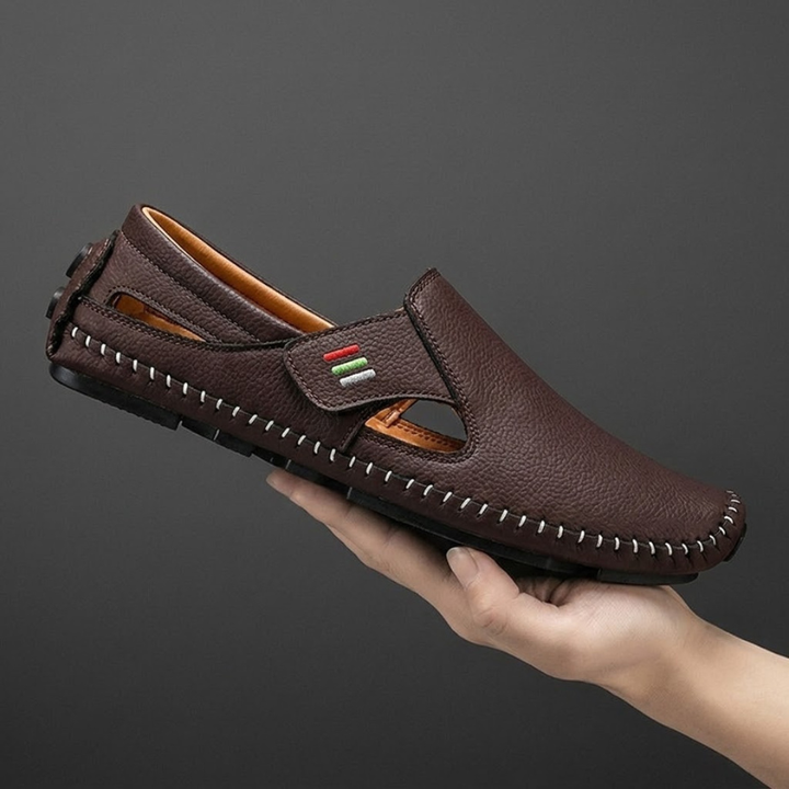 Daily wear men's comfort sandals, adjustable for a perfect fit. Great open-toe summer footwear.