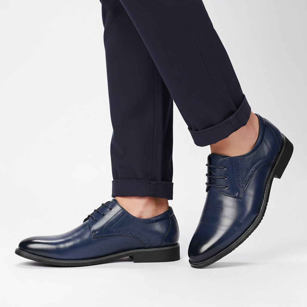 Comfortable men's Adrian formal shoes, ergonomic, shock-absorbing design for all-day wear, quality leather.