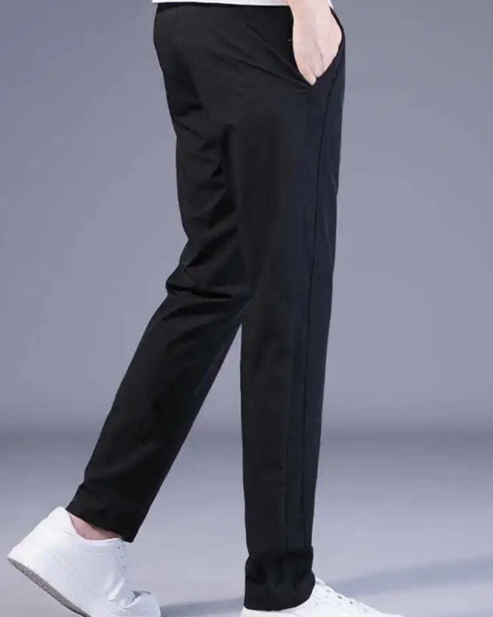 Comfortable men's AeroFlex stretch pants, perfect for travel, sport, or daily use.