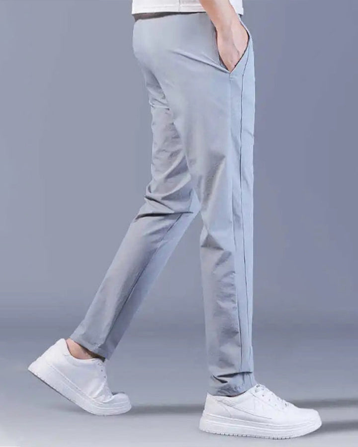 Versatile men's AeroFlex active trousers, offering stretch and fast-drying convenience.