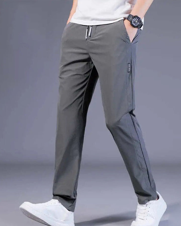 Lightweight men's stretch pants, AeroFlex quick-dry technology for active lifestyles.