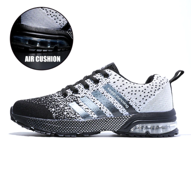 Lightweight men's AeroFlex athletic sneakers with orthopedic support for comfortable walking.