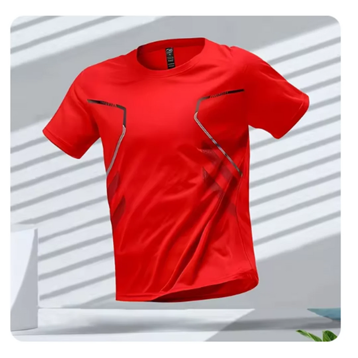 Men's AeroFlex Performance Tee. Quick-dry, moisture-wicking athletic shirt for training & running.