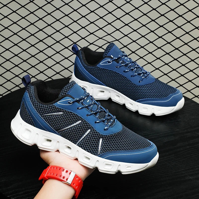 Comfortable AeroFlex men's running shoes offering superior stability for daily runs & gym workouts.