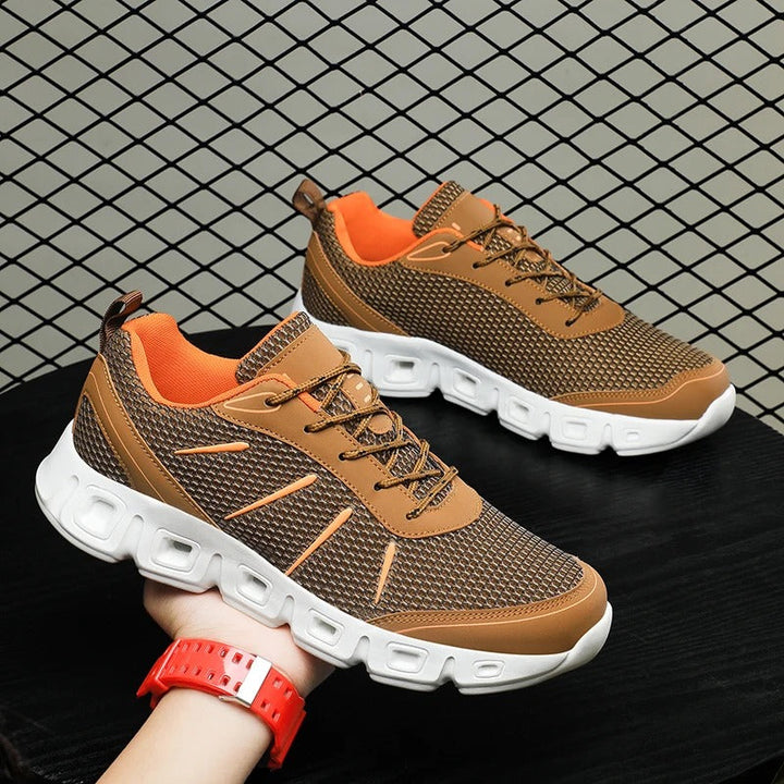 Men's AeroFlex athletic shoes, engineered for performance, comfort, and stability in running & gym.