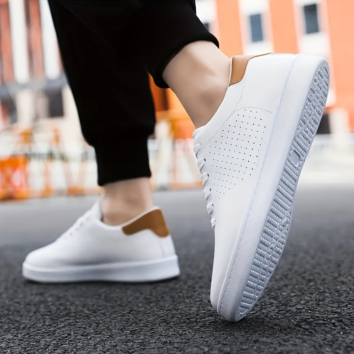 Front view of comfortable Aeron low-top athletic shoes for men, perfect for modern casual style.