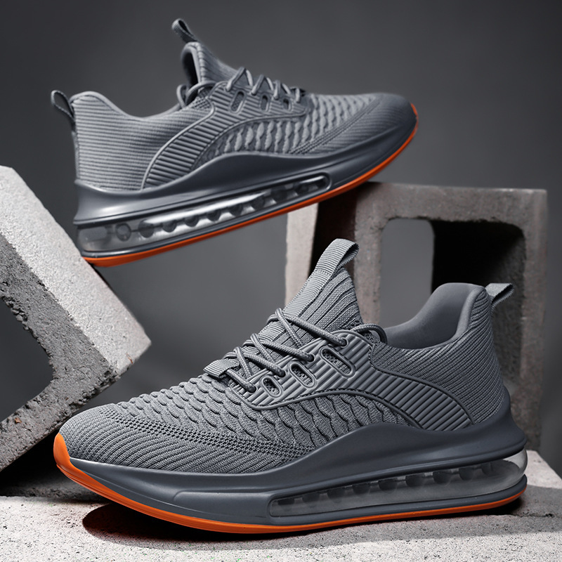 Men's Airvault Max performance running sneakers on a runner, offering ultimate comfort & athletic support.