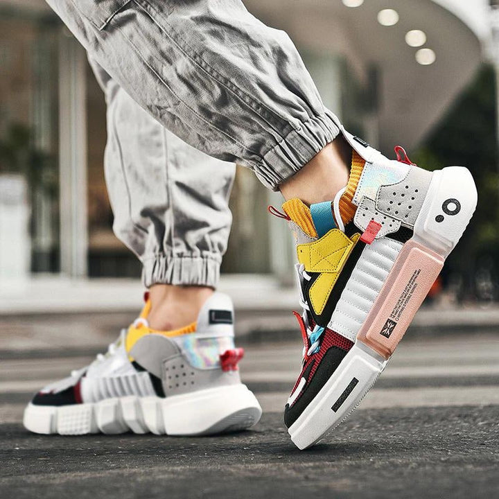 Comfortable men's AirWave athletic sneakers, designed for skaters, urban & casual wear.