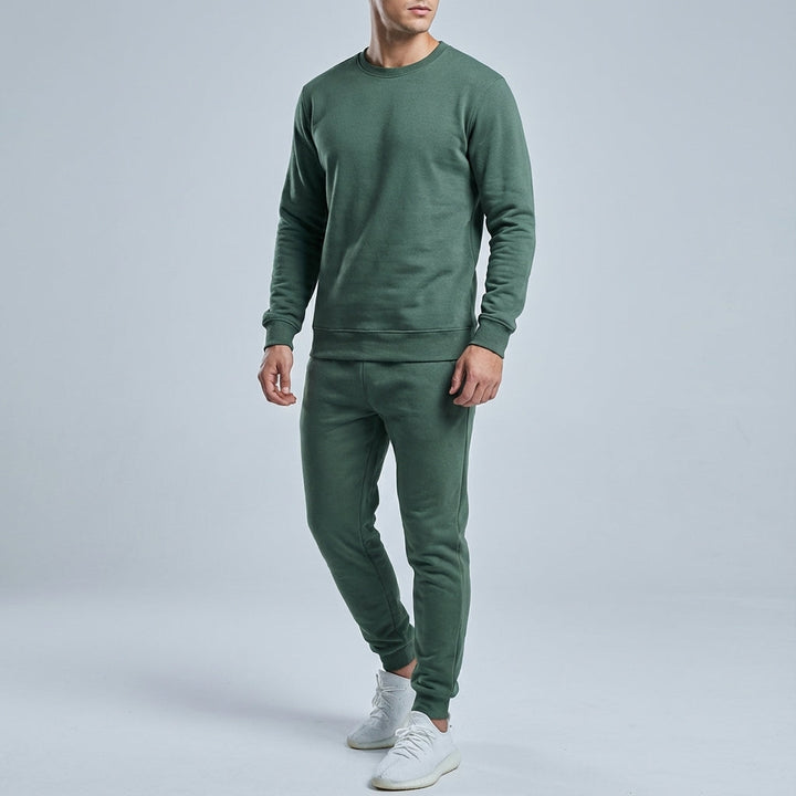 Men's Alfonso full tracksuit, white, stylish sportswear for an active lifestyle and casual fashion.