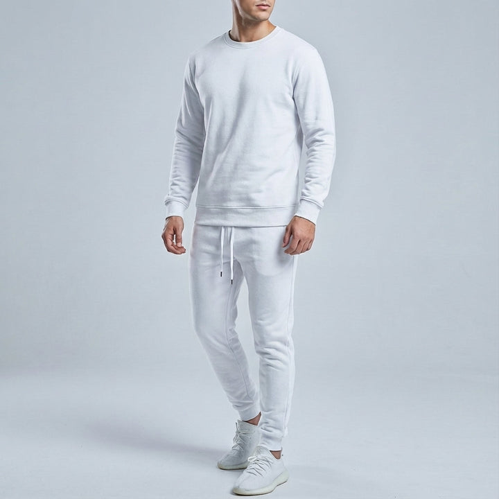 Alfonso men's athletic wear tracksuit, red, featuring a jacket and pants for gym and sports.