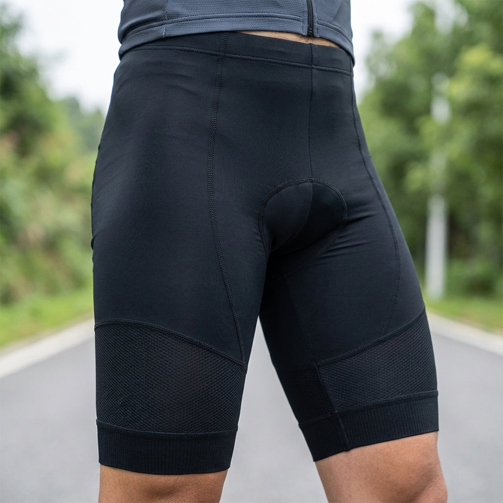Men's Alfonso Gel-Padded Cycling Shorts, black, for comfort on long rides