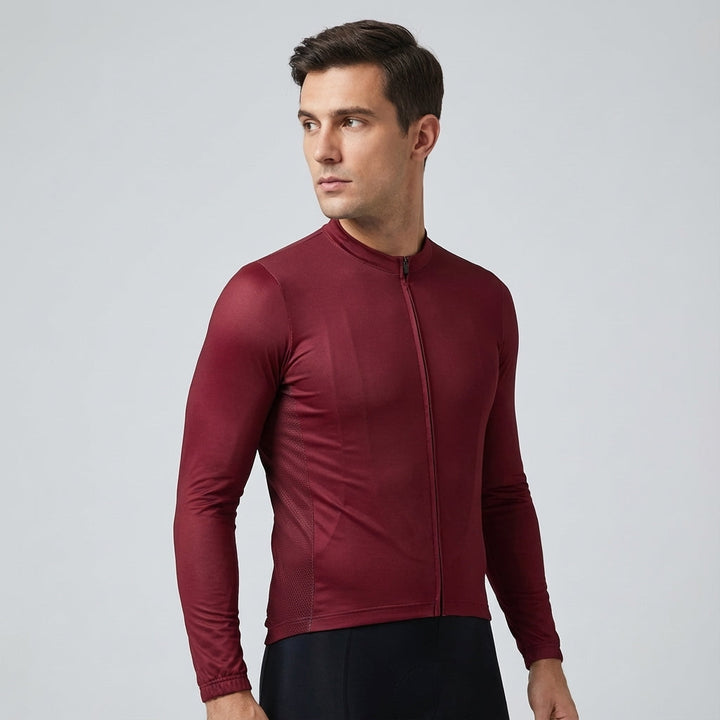 Men's Alfred race fit cycling jersey, yellow, cyclist upper body, athletic bike wear