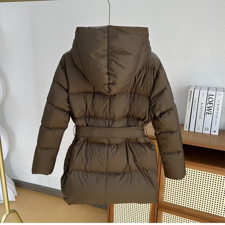 Navy blue men's relaxed fit hooded jacket, all-season outerwear for comfortable casual style.