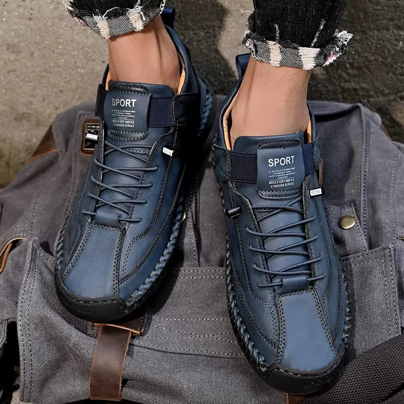 Memory foam men's all-terrain sneakers, offering supreme comfort for versatile outdoor wear.