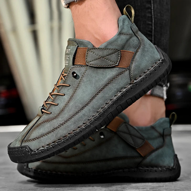 Men's versatile all-terrain footwear: comfortable athletic shoes with superior grip for adventures.