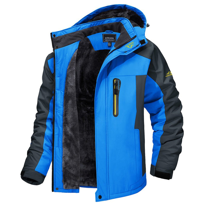 Comfortable men's adventure jacket, water-resistant & windproof, ideal for everyday outdoor wear.