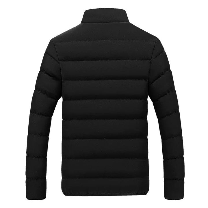Slim fit men's quilted jacket, perfect for winter fashion & fall layering. Everyday men's outerwear.