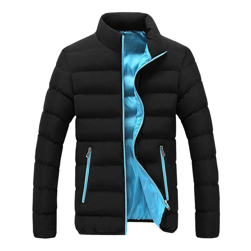 Stylish men's Alpine Crest jacket, a warm & lightweight quilted puffer ideal for cooler weather.