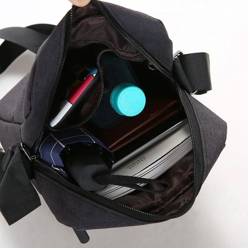 Versatile men's secure cross body bag, anti-theft & waterproof, great for daily urban use.