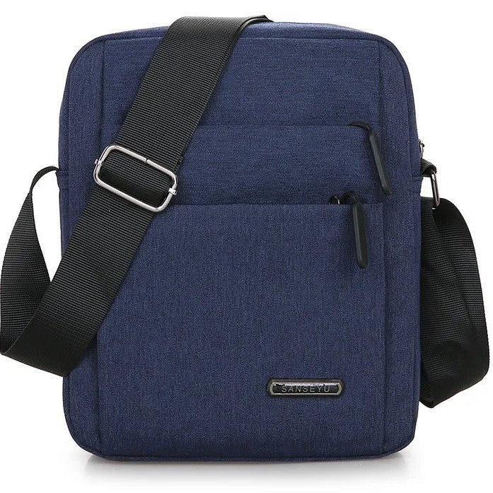 Functional men's waterproof anti-theft bag, secure cross body design, ideal for travel.
