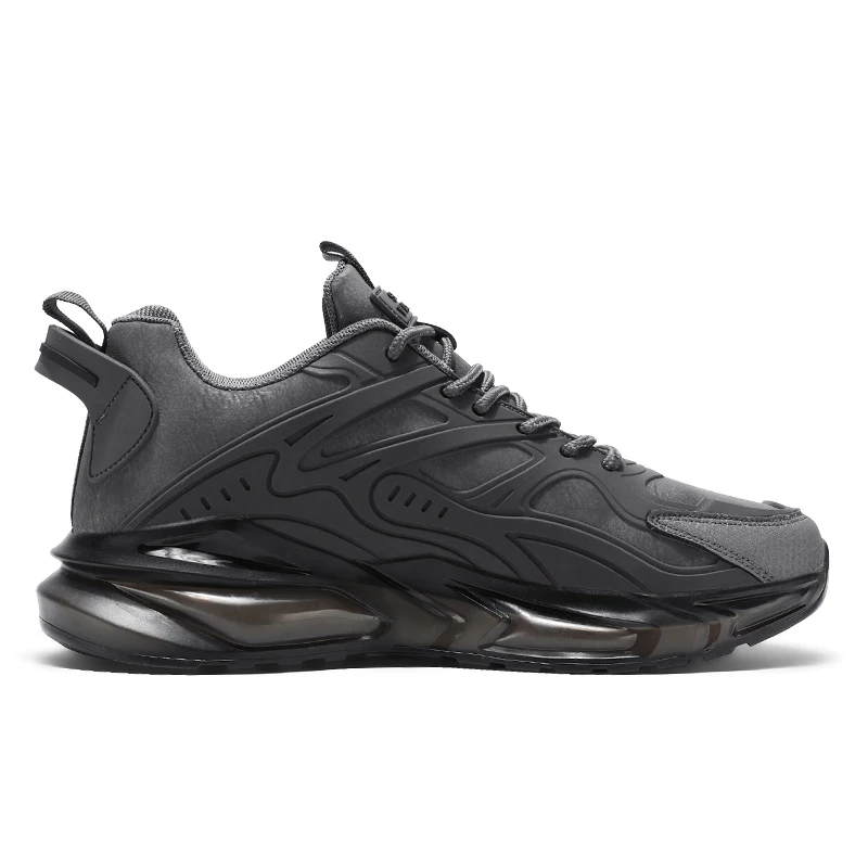 Dynamic men's athletic shoes, Apex Air-Cushion trainers perfect for gym, running, and sports.