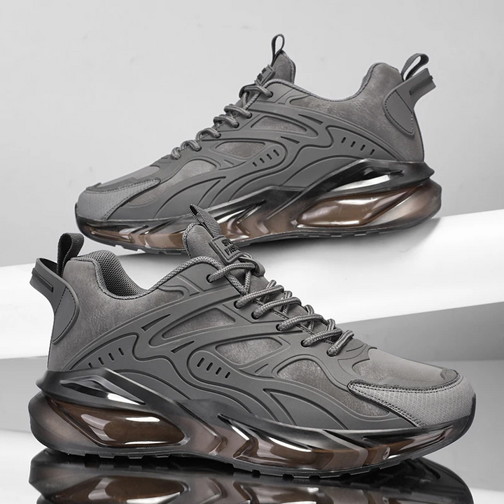 Durable men's sports shoes, Apex Air-Cushion design for superior comfort & agility in training.