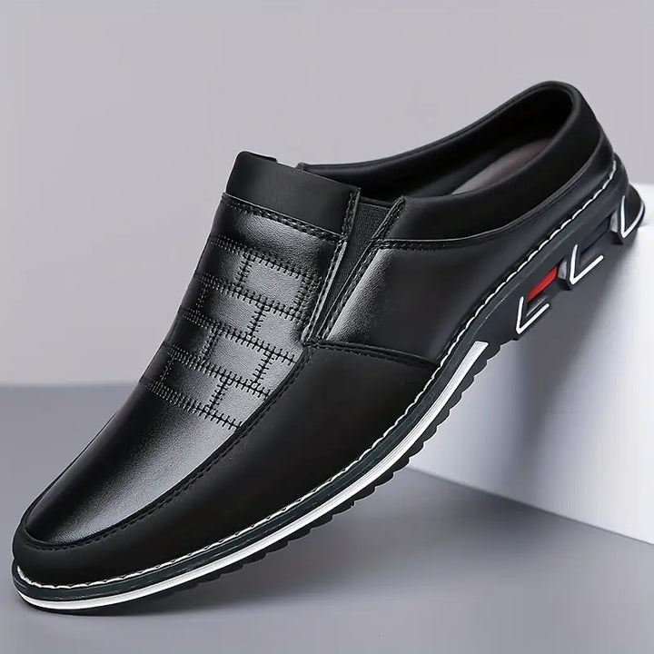 Men's Arden structured slip-on mules in a versatile, modern design, perfect for stylish comfort.