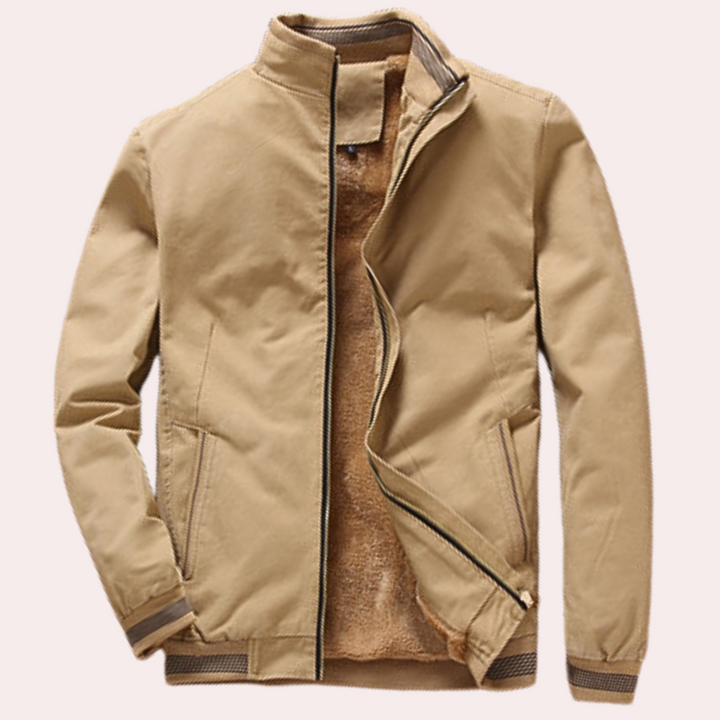 Warm & timeless Men's Arden winter jacket. Stylish men's outerwear, designed for cold weather protection & casual wear.