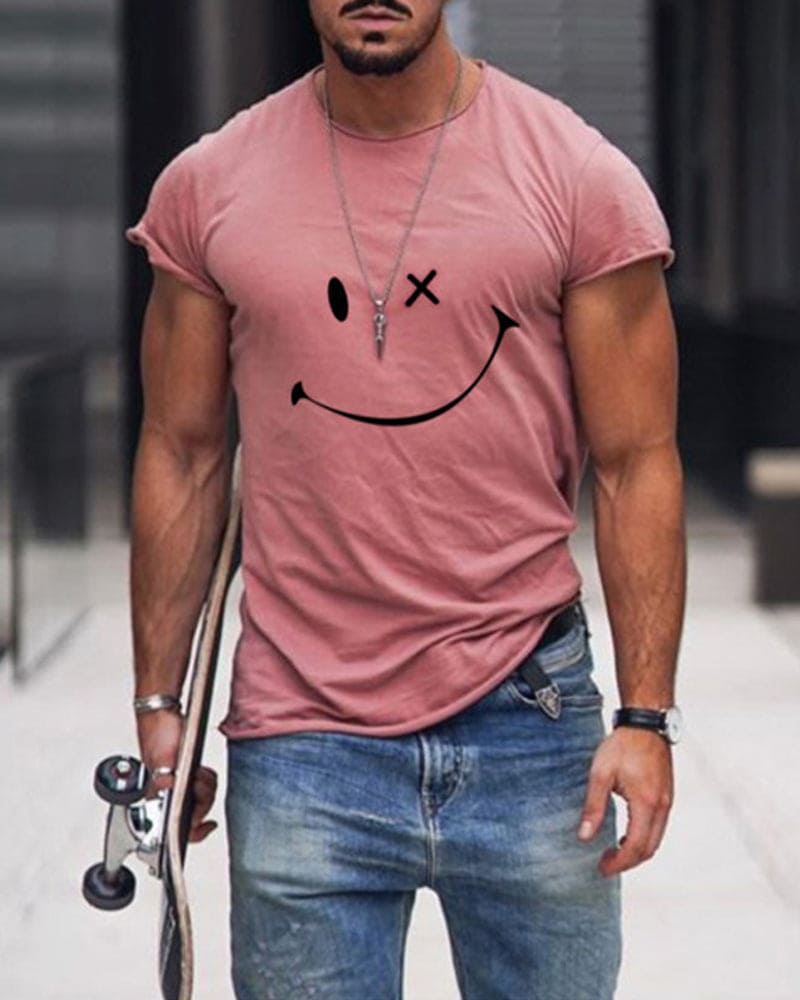 Soft cotton men's Arlo t-shirt, short sleeve. Stylish & breathable top for summer, everyday wear, and warm weather.