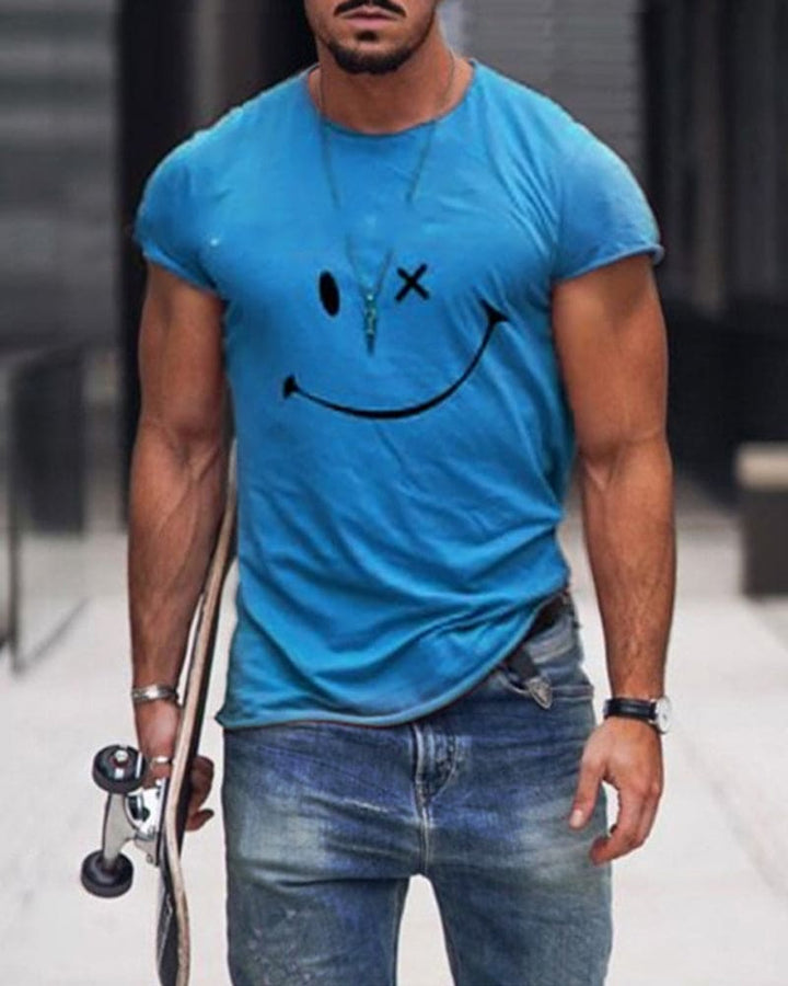 Arlo men's casual t-shirt: short sleeve cotton top, perfect for summer. Relaxed fit for comfortable everyday style.