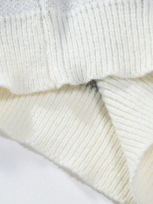 Relaxed fit men's sweater, Arvid graphic print, ideal for autumn style & everyday comfort.